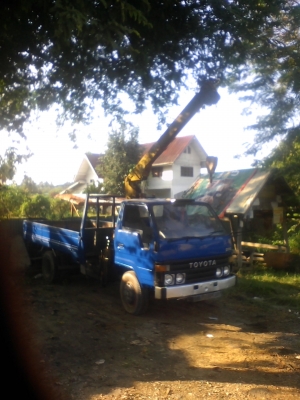 รถแท้ห้างๆหกล้อไดน่า  115 แรงติดเครนทานาโด2.9 ตันรถสวยแจ่มๆ