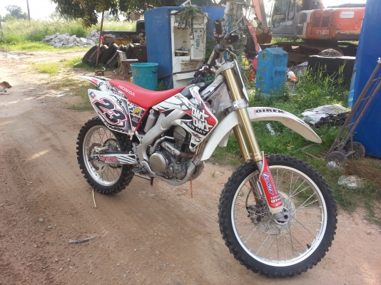 ขายด่วน ขี่ไม่ไหวรถแร็งมากตัวแต่งจากโรงงาน HONDA CRF250R