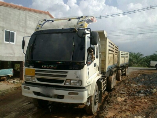 รถอีซูซุ 10 ล้อดั้ม  FXZ 270 แรงม้า ปี 49  ( ขายแม่ , ลูก )   สนใจติดต่อ 081 - 6079515