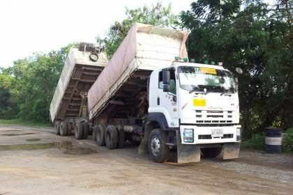 ขายรถ 22 ล้อพ่วงแม่-ลูกดัมพ์ ISUZU DECA 360 ปี 2553 ลูกพ่วง 3 คานแท้ดัมพ์กระบะสามมิตรคอกเสมอหัว ราคา 3300000