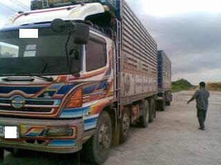 ขาย HIno MEGA FM 260 พ่วงแม่ลูก ดั้มเกษตร มิเนียม ลูก3 คาน