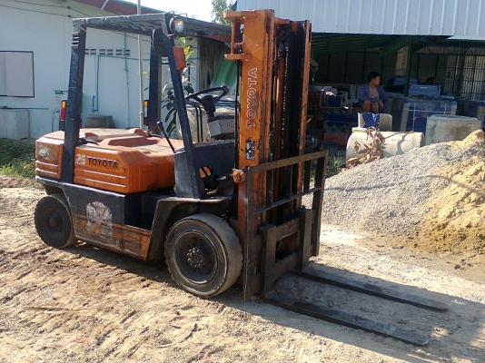 โฟล์คลิฟ TOYOTA 5FD25 เสา 3 เมตร เกียร์ธรรมดา เครื่องดีเซล