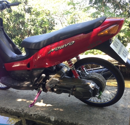 ขายNOUVOเก่าล้อDIDแท้ปั้มหน้า จานหมุดรถสีแดงหล่อพอไปวัดไปวาลูกCBชัก3ขับมันสนุกๆๆ19000