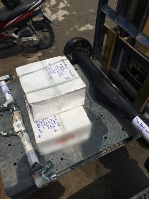 ขายอุปกรณ์โช๊คไขว้สำเร็จรูปไม่ต้องเชื่อมตัวถังรถครับ(มีสิทธิบัตร)