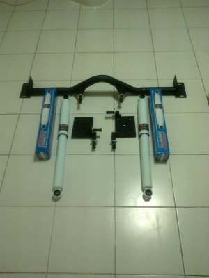 ขายอุปกรณ์โช๊คไขว้สำเร็จรูปไม่ต้องเชื่อมตัวถังรถครับ(มีสิทธิบัตร)