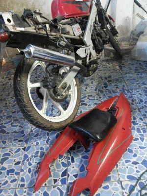 ระเบิด NSR 150RR ตากลม อะไหล่ครบทั้งคัน