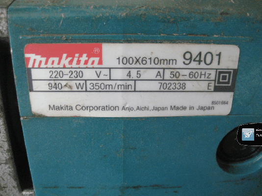ขายรถถังขัดไม้ Makita 9401 940/W 350/min แท้100\%