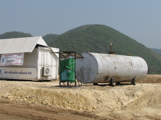 ตู้จ่ายน้ำมันTATSUNO 2หัวจ่ายพร้อมถัง