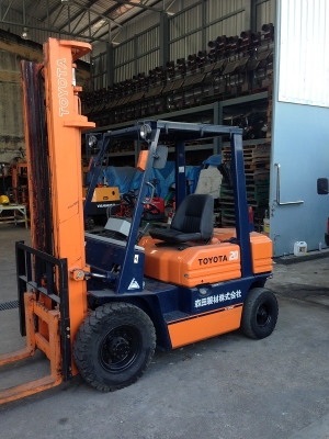 ขายรถยกโตโยต้า TOYOTA 5FD20 ขนาด 2 ตัน เสาสูง 4 เมตร เครื่องดีเซล 951 ชั่วโมง (007) ขายรถยกโตโยต้า TOYOTA 5FD20 ขนาด 2 ตัน เสาสูง 4 เมตร เครื่องดีเซล 951 ชั่วโมง (007)