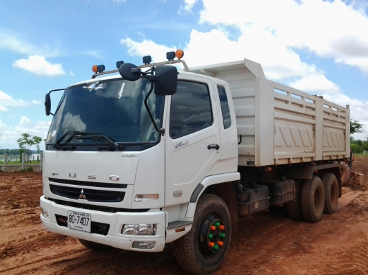MITSU FUSO FN62FM 2เพลาดั้มสามมิตรห้างแท้ปี 55 ส่งงวดต่อ