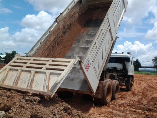 MITSU FUSO FN62FM 2เพลาดั้มสามมิตรห้างแท้ปี 55 ส่งงวดต่อ