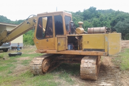 ขายรถแบ็คโฮ Cat E120 เครื่องมิตซู 6 สูบ โซ่ดี แอร์ เอกสารอินวอยซ์