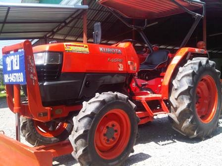 ขายรถไถ Kubota L 4508 (4WD) พร้อมดันหน้าและผานหลัง