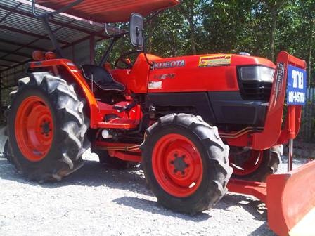 ขายรถไถ Kubota L 4508 (4WD) พร้อมดันหน้าและผานหลัง ขายรถไถ Kubota L 4508 (4WD) พร้อมดันหน้าและผานหลัง
