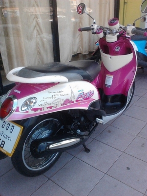 Fino ลายปารีส รถปี55 สีชมพู-ขาว สวยๆเดิมๆราคาถูกๆ ครับ