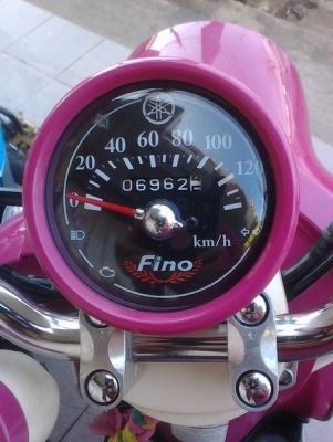 Fino ลายปารีส รถปี55 สีชมพู-ขาว สวยๆเดิมๆราคาถูกๆ ครับ