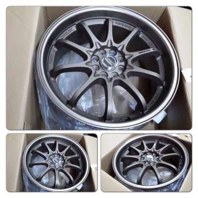 ขายล้อแม็กใหม่100\% CE28 ขอบ17 กว้าง8 ออฟ38 4 รู100 ราคา 13,500 บาท พร้อมใส่ ของแถมเพียบ!!!!