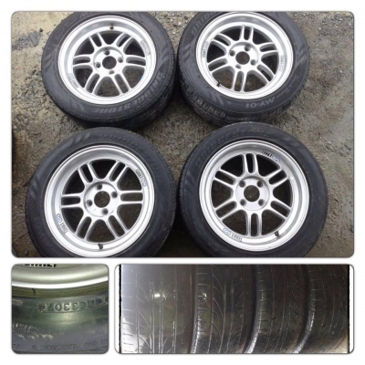 ขายล้อแม็กมือ2 RPF1ขอบ 15 กว้าง 6.5 4รู100+ยาง ราคา 7,900 บาทถูก