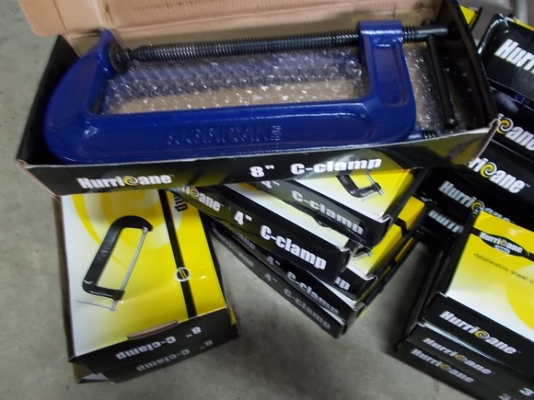 C Clamp Hurricane ขนาด 2,3,4,5,6,8 นิ้ว C Clamp Hurricane ขนาด 2,3,4,5,6,8 นิ้ว