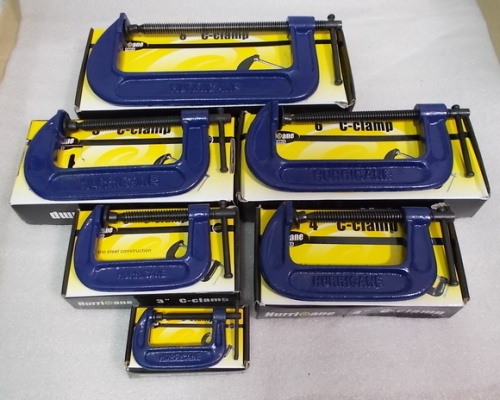C Clamp Hurricane ขนาด 2,3,4,5,6,8 นิ้ว C Clamp Hurricane ขนาด 2,3,4,5,6,8 นิ้ว