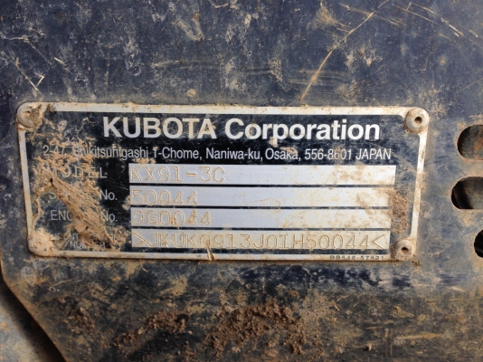 รถขุด Kubota KX91-3C มือสอง