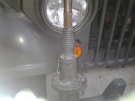 ขายเสาวิทยุรถจิ๊ปแท้ มือสอง เสาใหญ่ สองท่อน