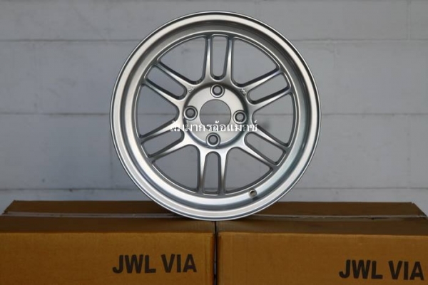 แม็กซ์ใหม่15" RPF1 4รู100 กว้าง7 ออฟ38 สีบรอนซ์พร้อมฝา ENKEI