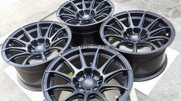 ล้อ15''ENKEI TUNING SC22 4รู100/114 กว้าง8 ออฟ15 ล้อสวยเดิมๆ
