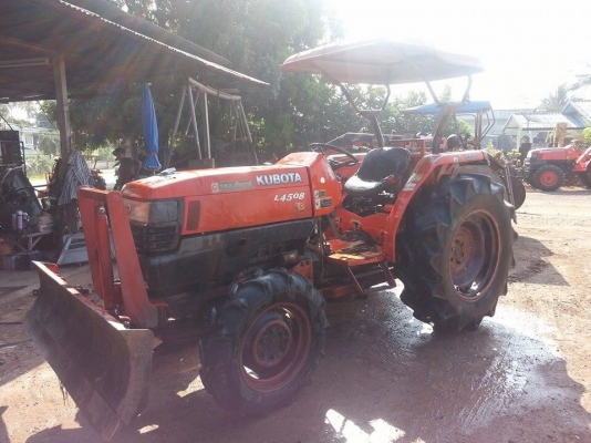 คูโบต้า L4508 4 WD พร้อมใบมีดตราช้าง เดิมๆ ถูกๆใช้ได้ปรกติเลย