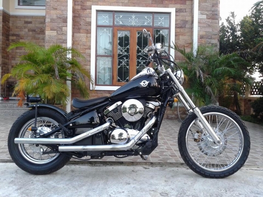 รถลูกค้าสั่งประกอบ kawasaki vulcan 400 ประกอบใหม่