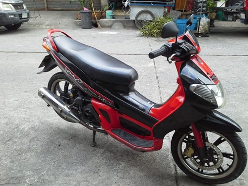 nouvo ตัวเก่า สีดำ แดง ล้อแม็กซ์ รถบ้านหล่อๆ เครื่องเดิม  เงียบกริบ เอกสาร ชุดโอนครบ