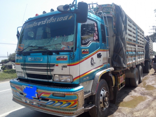 ขายรถอีซุซุเด็กก้า320แม่ลูกสามเพลาไม่ดั้มปี50