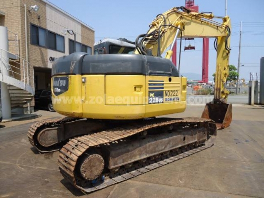 รถแบคโฮ 2005 Komatsu PC228US-3NO เครื่องจักรนำเข้ามือสองจากต่างประเทศ สภาพสวยพร้อมใช้งาน ชั่วโมงทำงาน 10,601 ชม.