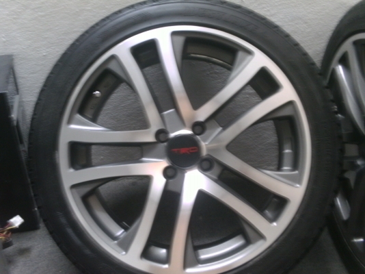 ขายล้อแม็ก VIOS TRD SPORTIVO ขอบ 17 4 รู 100