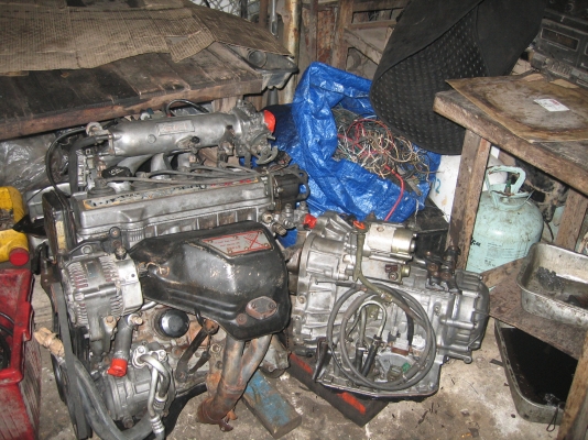 ขายเครื่องพร้อมเกียร์ 3s GE มีเลข สภาพเครื่องแน่นๆ