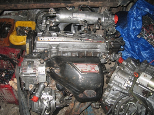 ขายเครื่องพร้อมเกียร์ 3s GE มีเลข สภาพเครื่องแน่นๆ