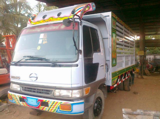 ขายหกล้อดั๊มพ์ Hino FC2J รถประกอบ เครื่อง Jo8c 220 แรง 6 สูบ ยาง8.25