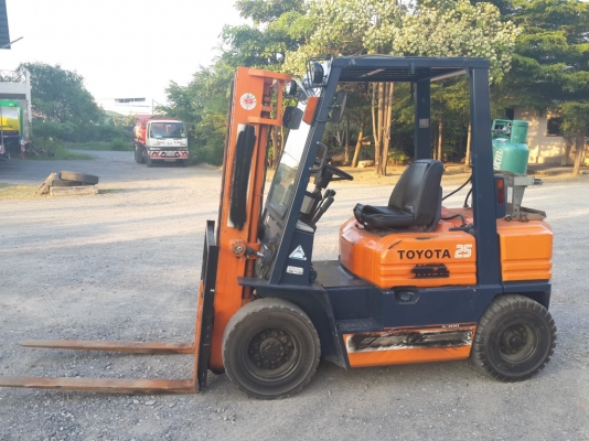 ขาย Forklift Toyota 40-5FG25 เก่าญี่ปุ่น สภาพสวยมากราคาไม่แพงครับ