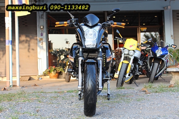แม็กสิงห์บุรี//KAWASAKI ER6N 650 ปี2008 สภาพหล่อๆ แต่งเพียบ ล้อโตๆ ใหม่ๆ ทะเบียนพร้อม 179000