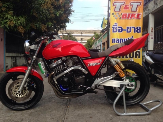 ต้ำพระราม2ขาย cb400ปี94ไมล์3ลูก เก็บงานใหม่ทั้งคันเครื่องดี inv ครับ (รับ-แลก-เทิร์นทุกรุ่น)