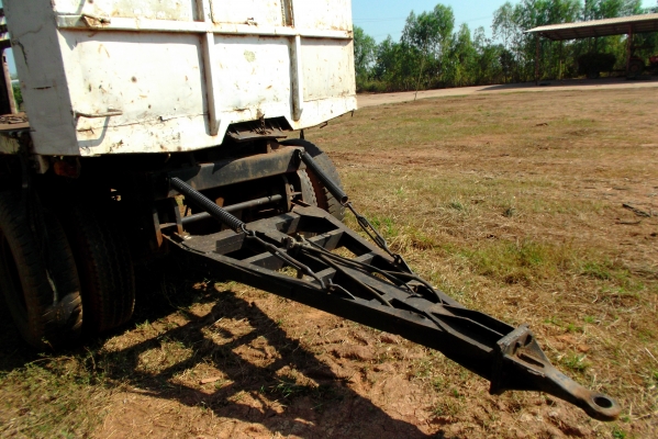 ขายด่วนหางพ่วงไมดรั้มCTVพร้อมใช้งานยาว6เมตรมีแผงค้าง