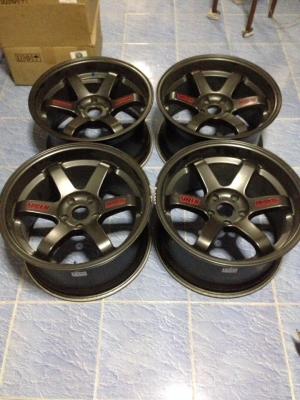 ขายล้อTE37 ขอบ18 5/114 สีเทากัล  ถูกๆ