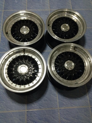 ขายล้ิอ BBS ขอบ15 กว้าง8 4/100 ออฟ25  ถูกๆครับ