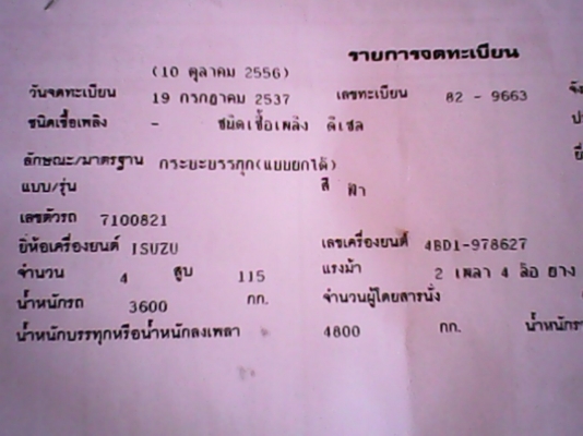 ขาย ISUZU 115 แรงดั้ม