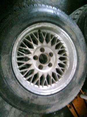 R15X7 5/114 1ชุดยางสภาพใช้งานได้