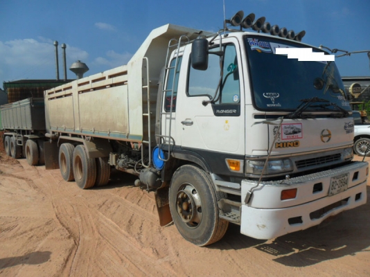 Hino FM3M วางเครื่อง P11C เกียร์อีตั้น พร้อมพ่วง 3 คาน ลงเล่มแล้ว