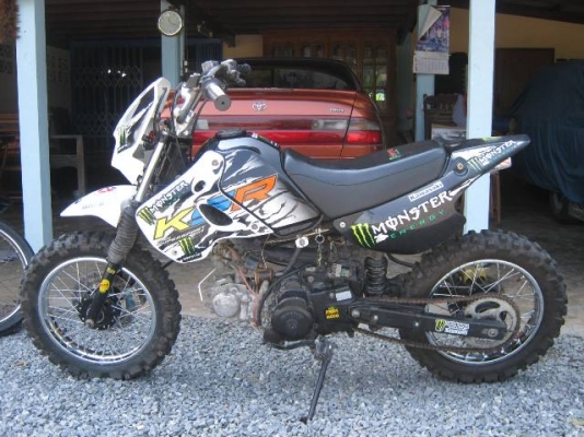 ขายวิบากแพ็คคู่ 2 คัน 50000 kx80+smash110 แปลง ksr