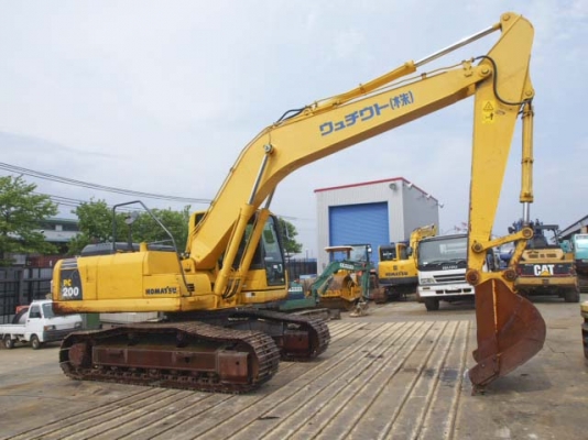 รถแบคโฮ 2007 Komatus PC200-8N1 เครื่องจักรนำเข้ามือสองจากต่างประเทศ สภาพสวยพร้อมใช้งาน ชั่วโมงทำงาน 4,134 ชม.