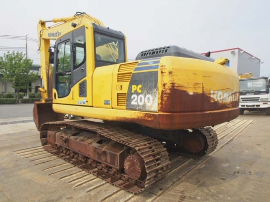 รถแบคโฮ 2007 Komatus PC200-8N1 เครื่องจักรนำเข้ามือสองจากต่างประเทศ สภาพสวยพร้อมใช้งาน ชั่วโมงทำงาน 4,134 ชม.