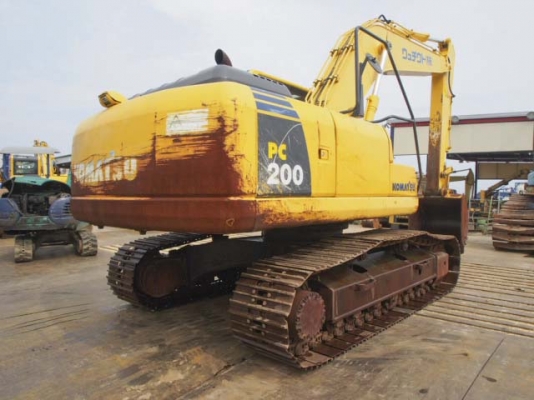 รถแบคโฮ 2007 Komatus PC200-8N1 เครื่องจักรนำเข้ามือสองจากต่างประเทศ สภาพสวยพร้อมใช้งาน ชั่วโมงทำงาน 4,134 ชม.